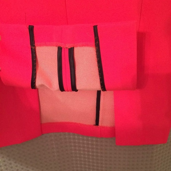 Pink Tartan Coral Tech Pencil Skirt - Size 4 - NWT - Picture 4 of 6